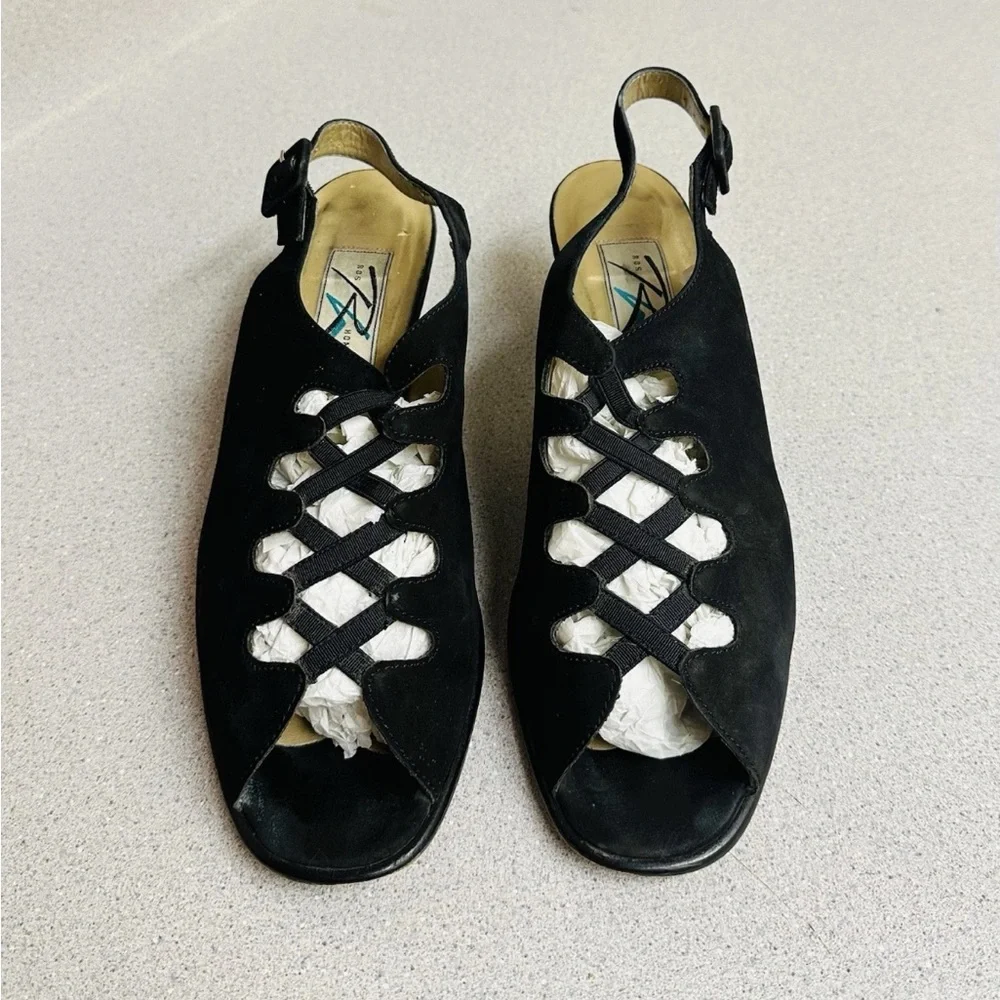 Ros Hommerson‎ Black Women's Platform Sandals